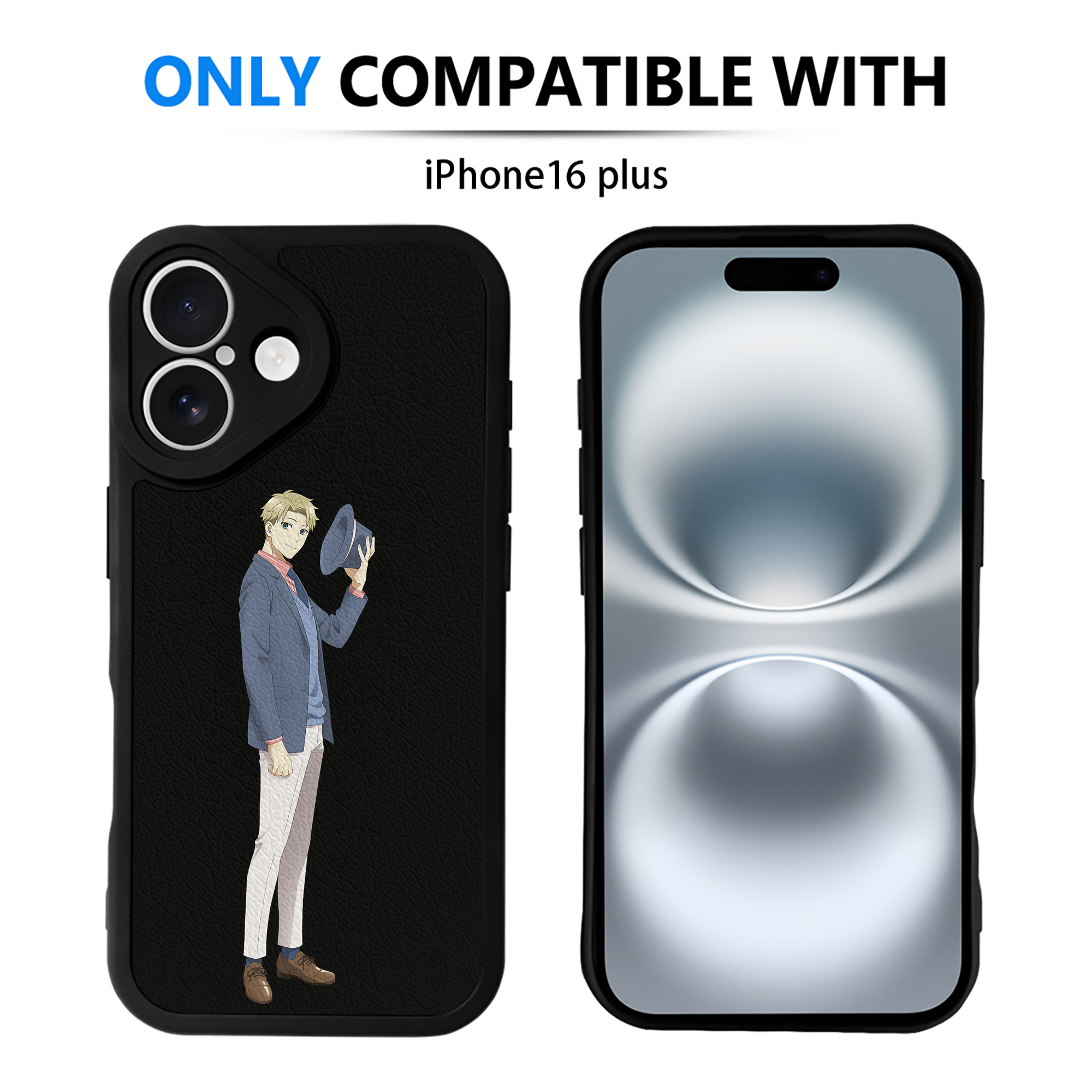 （画像用） SPY×FAMILY间谍家家酒 【iPhone 16シリーズ対応】シリコンスマホケース（レザー調） 材質：シリコン